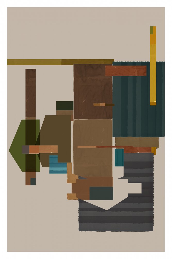Layered Earthy Shapes by cartissi