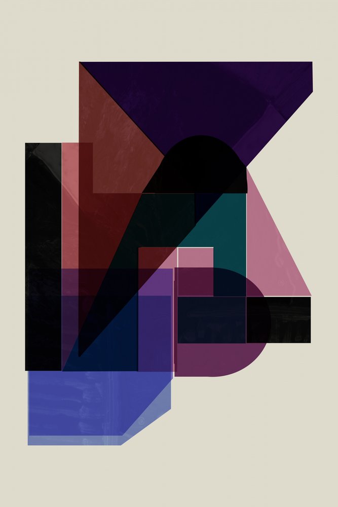Layered Geometric Forms by cartissi