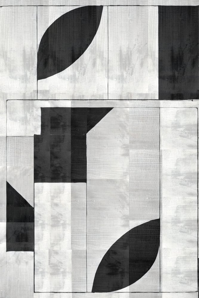 Modern Geometric Monochrome by cartissi