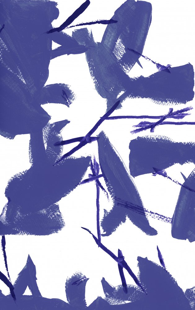 Modern Indigo Flow by cartissi