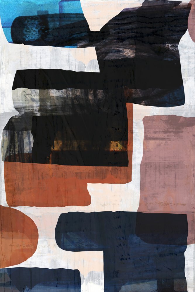 Muted Abstract Shapes by cartissi