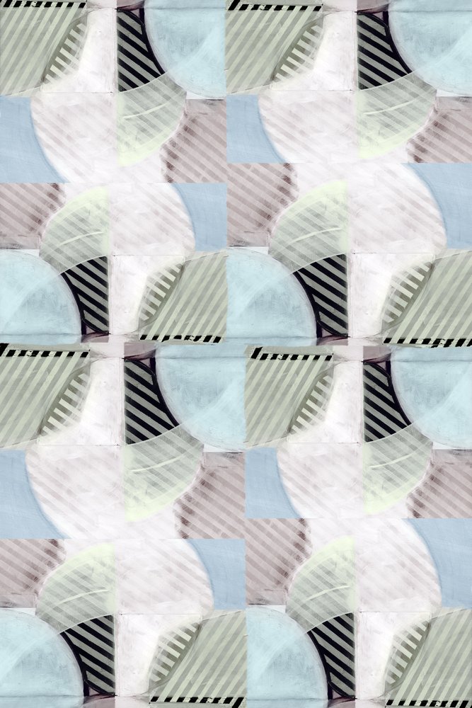 Muted Geometric Pattern by cartissi