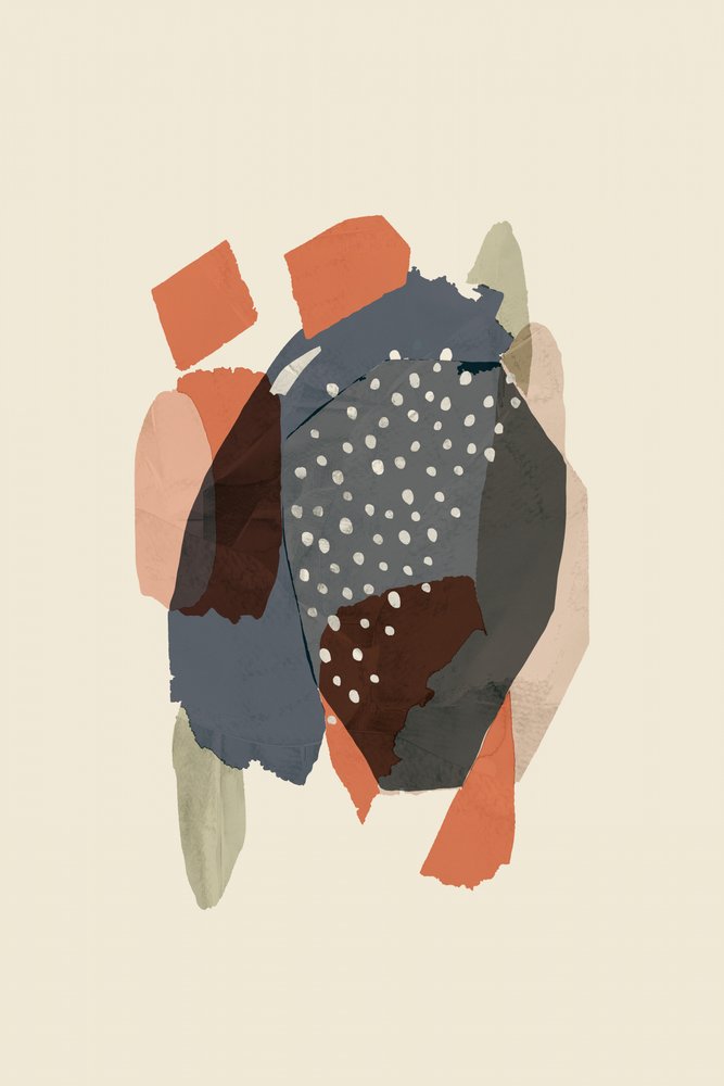 Organic Abstract Collage by cartissi