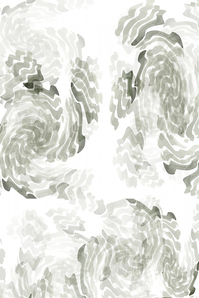 Organic Gray Swirls by cartissi