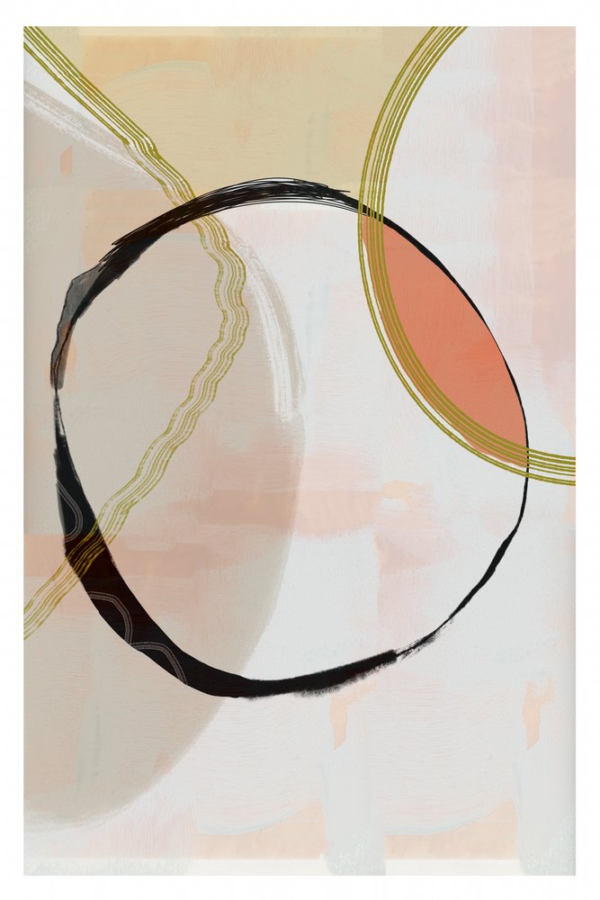 Organic Shapes Golden Lines by cartissi