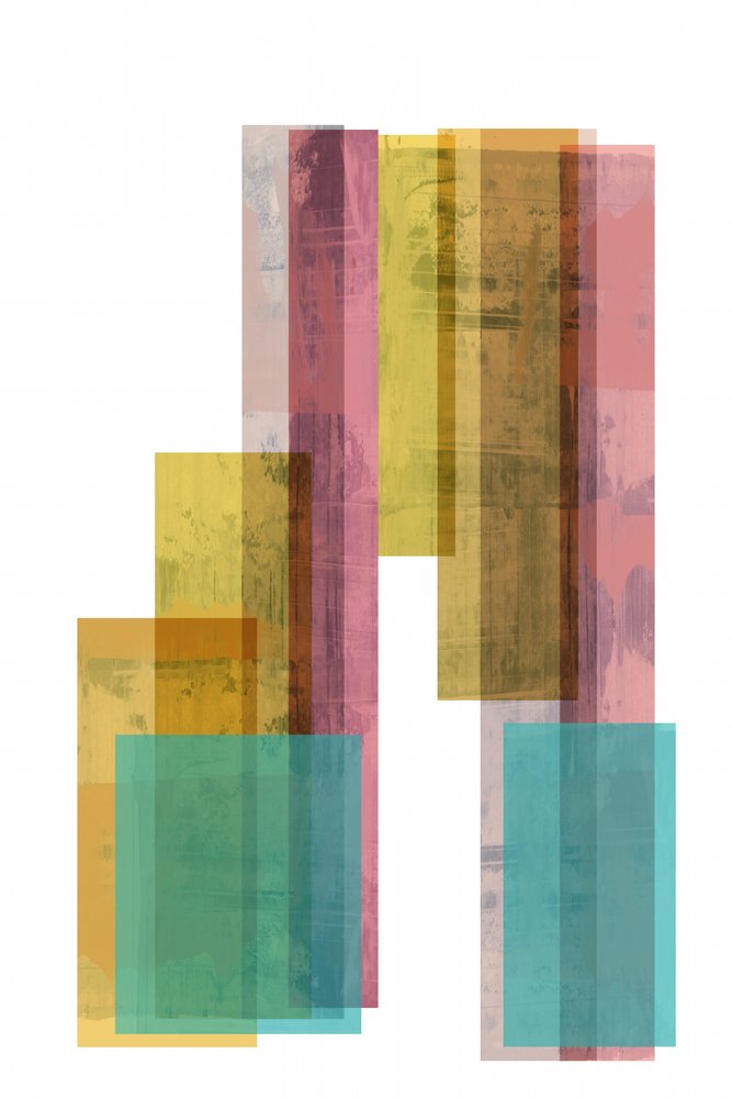 Overlapping Color Blocks by cartissi