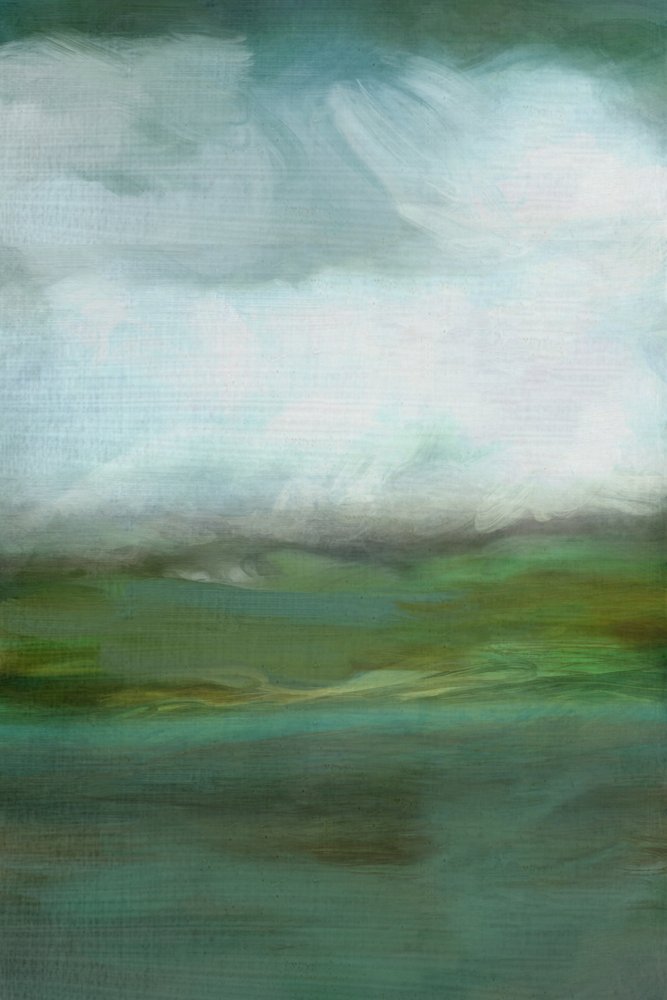 Serene Abstract Landscape by cartissi
