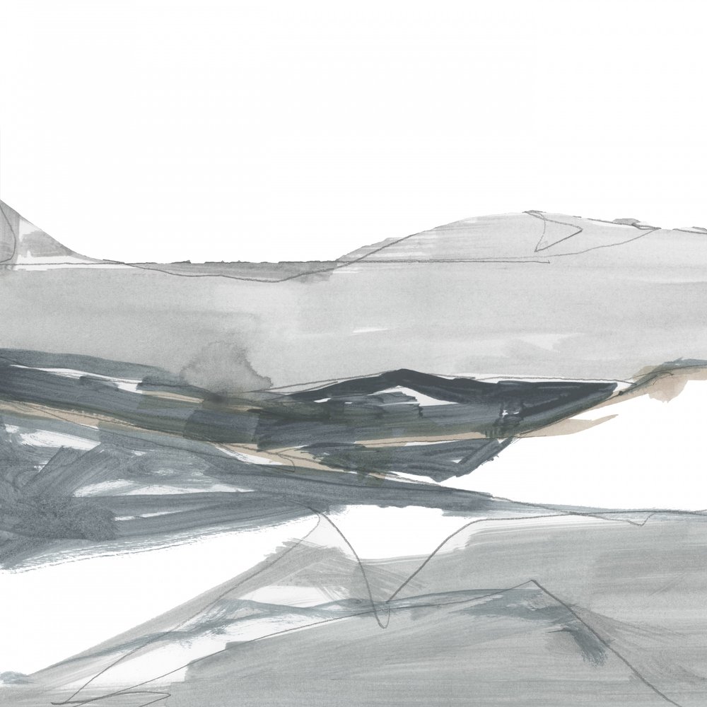 Serene Grey Landscape by cartissi