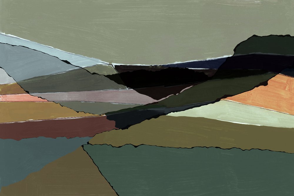 Serene Layered Landscape by cartissi