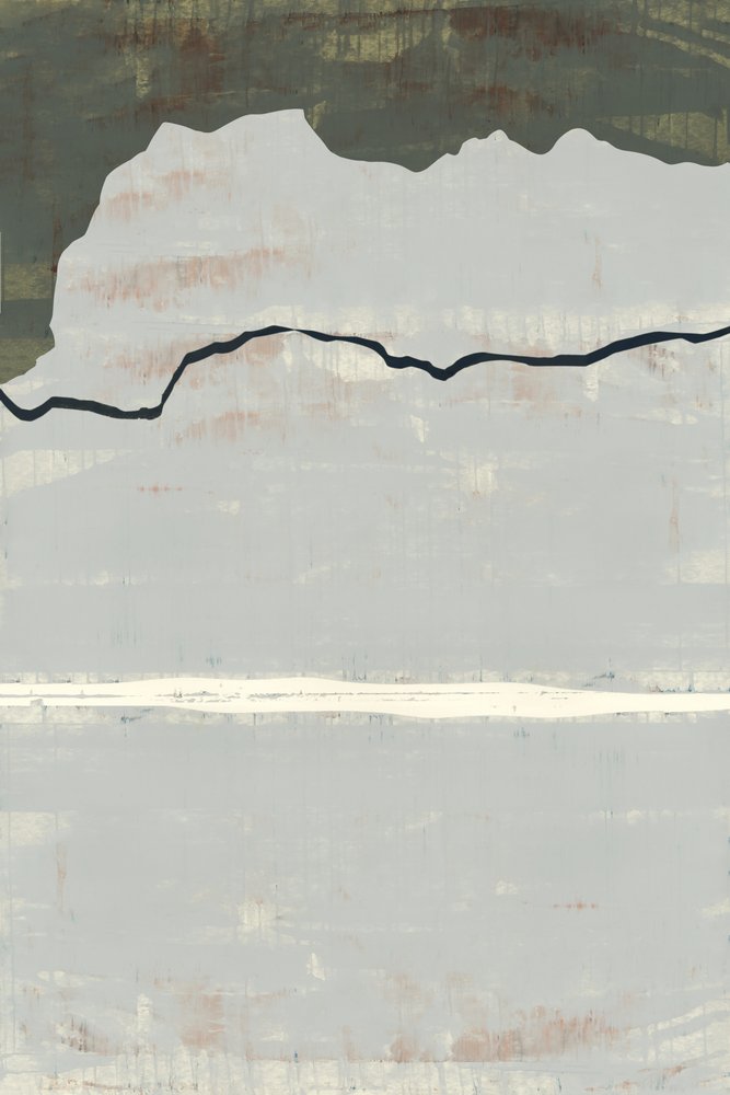 Serene Mountain Abstract by cartissi