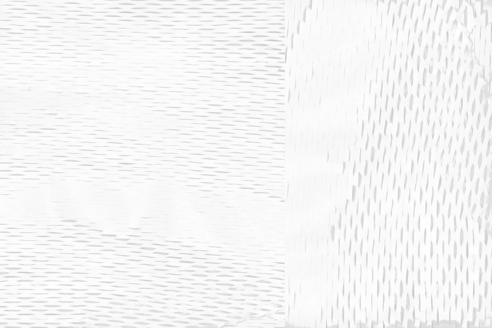Subtle White Texture Pattern by cartissi: Fine art print