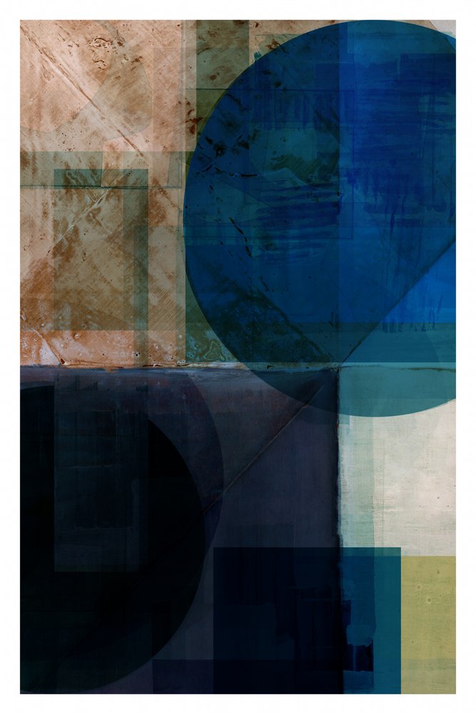 Textured Blue Geometry by cartissi