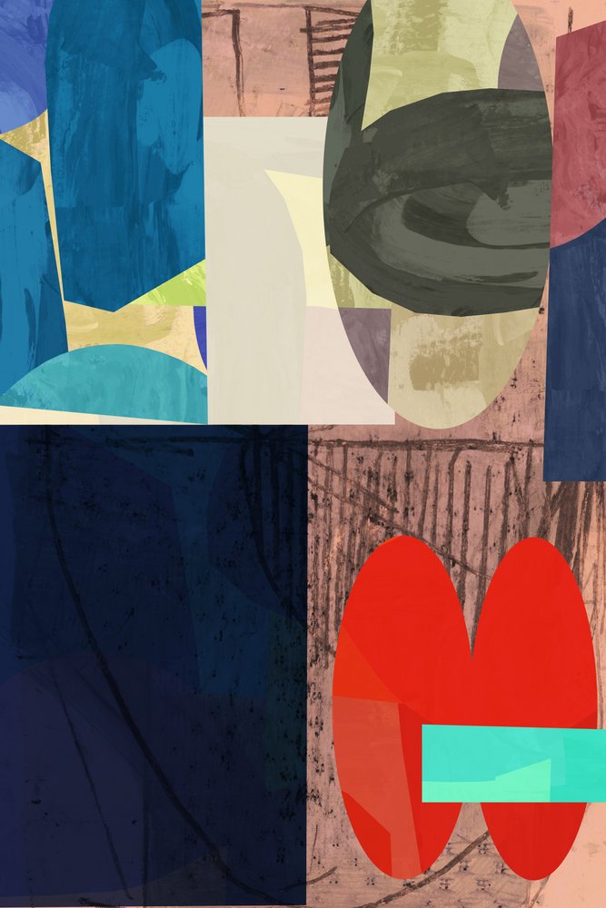 Vibrant Layered Shapes by cartissi