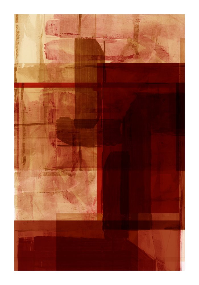 Warm Geometric Abstract Layers by cartissi