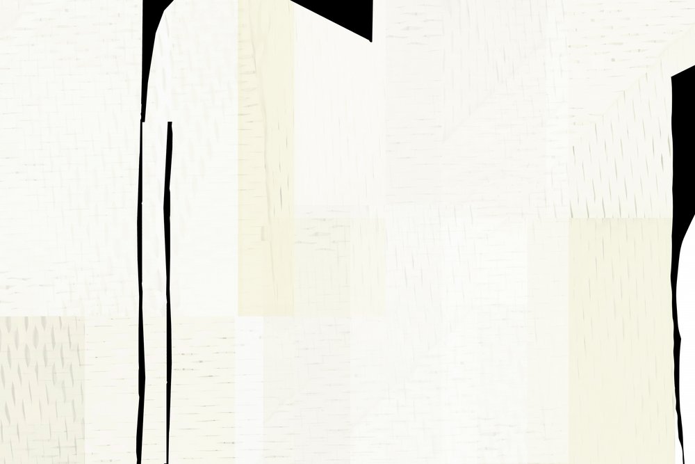 White Geometric Abstract by cartissi
