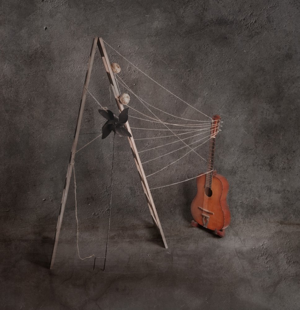 Acoustic Guitar Still Life by chenyi wang