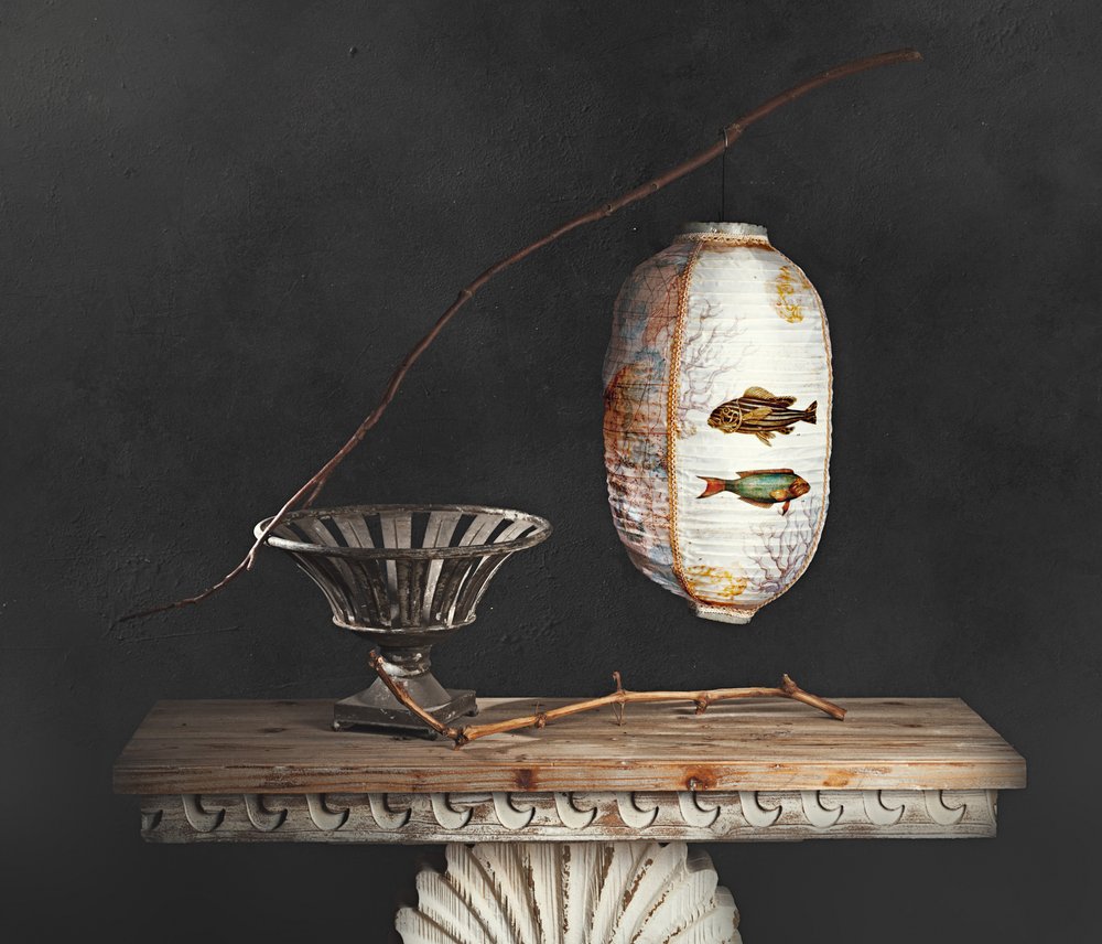 Asian Lantern Still Life by chenyi wang