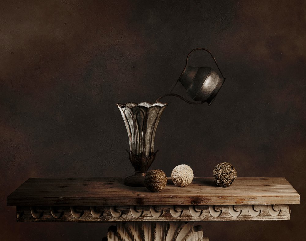 Floating Watering Can Still Life by chenyi wang