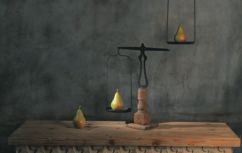 Rustic Pear Balance by chenyi wang