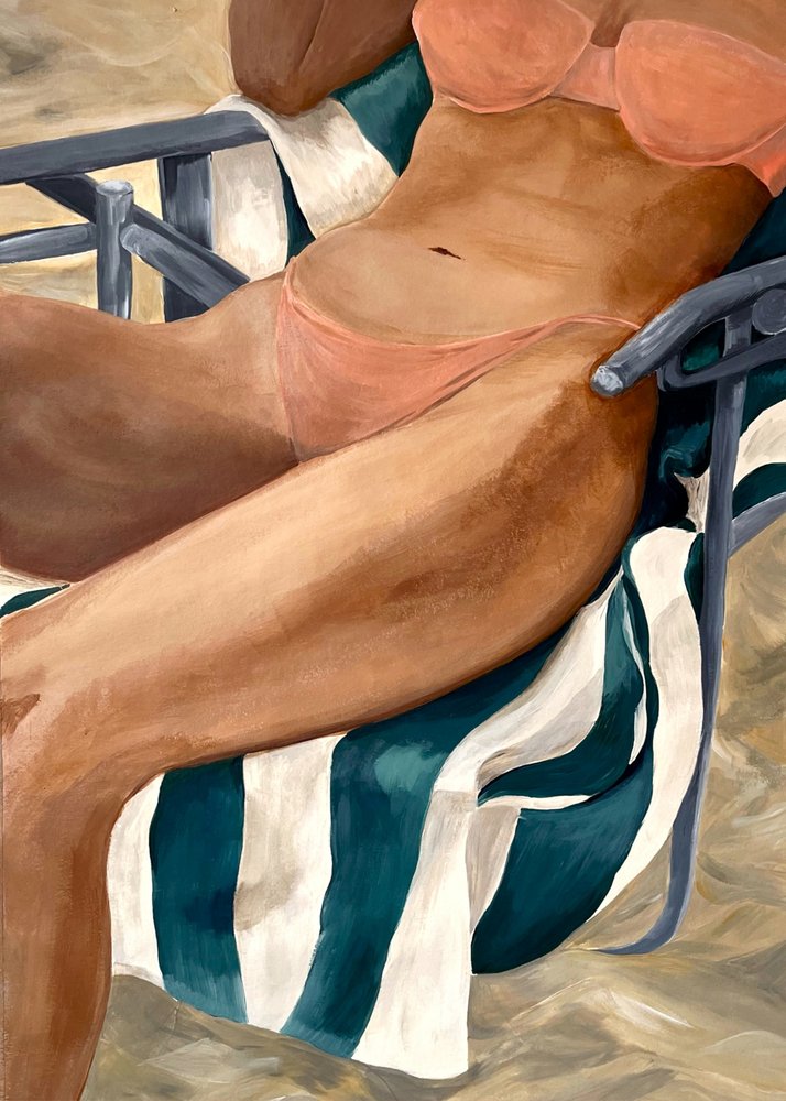 Beach Day Relaxation by marina dorgan