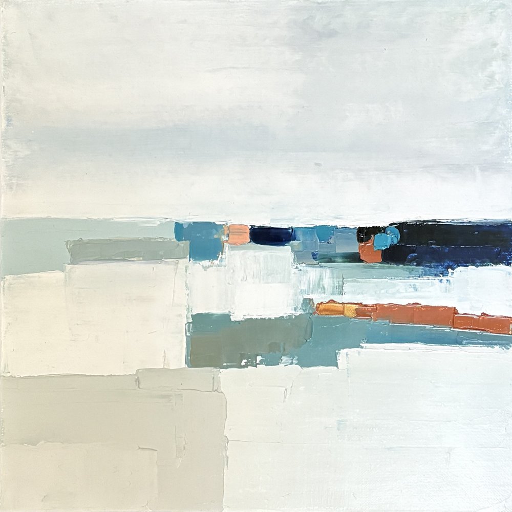 Abstract Ocean Horizon by sandrine