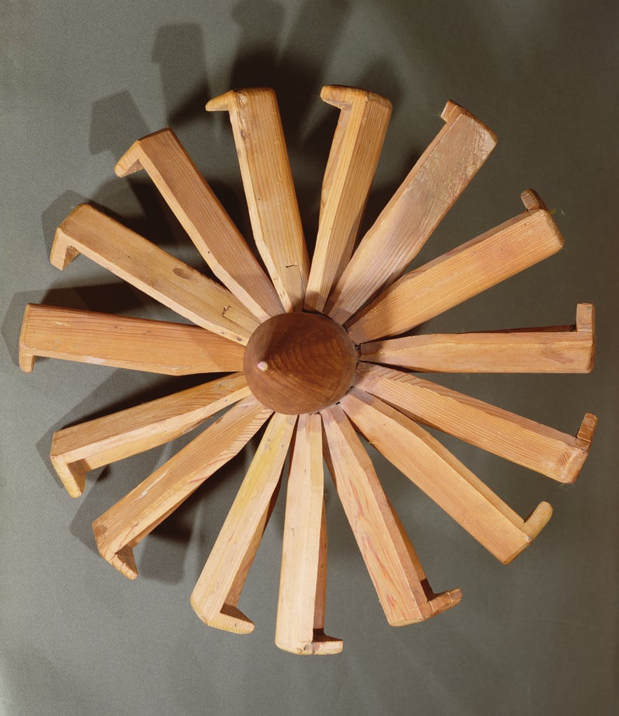 Arabic Spinning Wheel (wood) by Arabic School