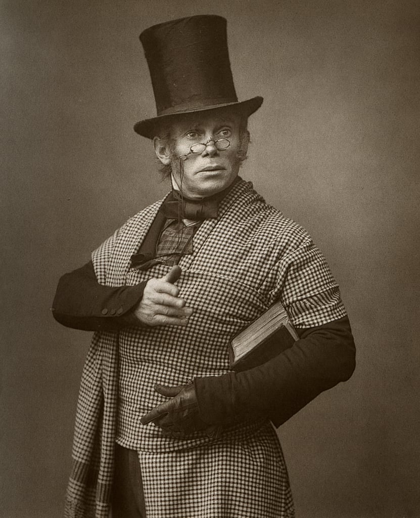 British actor Felix Morris in One Change, 1886. by Barraud