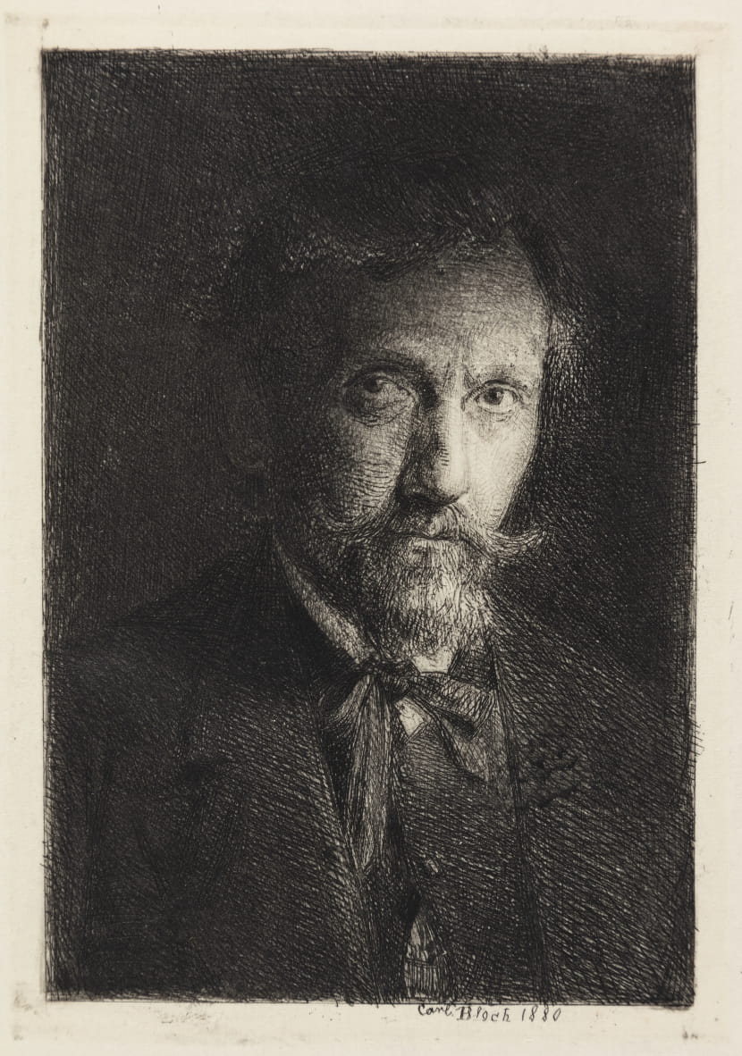Selfportrait by Carl Bloch Highquality fine art print