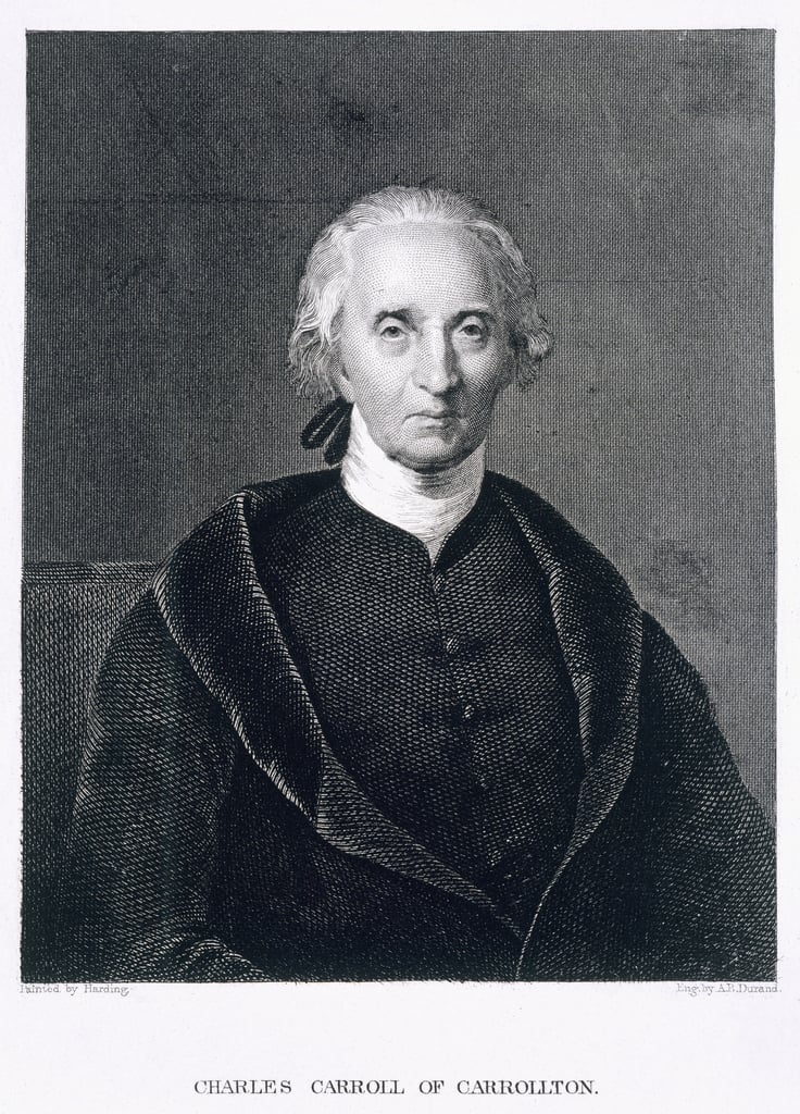 Charles Carroll of Carrollton, engraved by Asher Brown Durand (17961886)