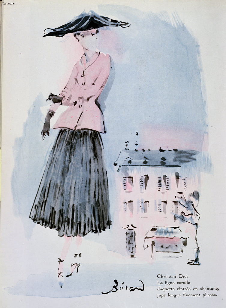 Fashion illustration deals dior