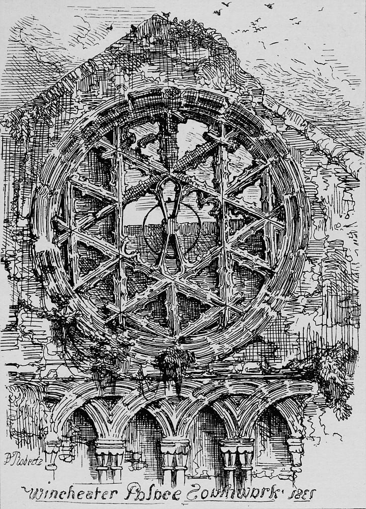 The Circular Window of the Hall of Winchester House Winchester Palace