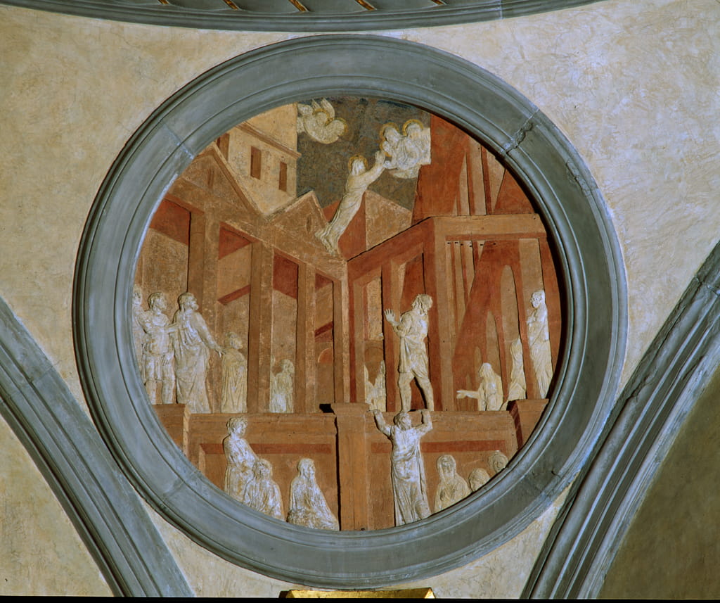 Ascension of St. John the Evangelist by Donatello