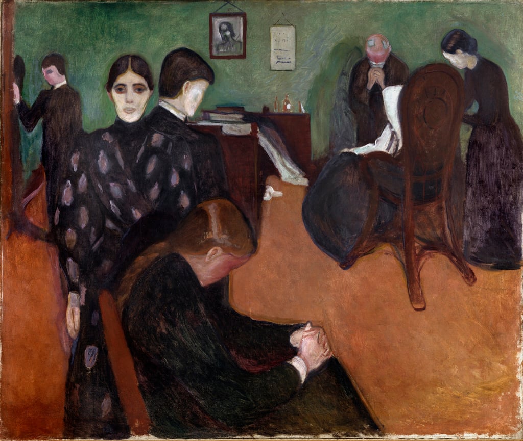 Death in the Chamber of the Sick Painting by Edvard Munch (18631944)