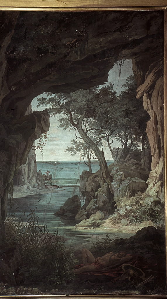 Odysseus arrival on Ithaca Scenes from the Odyssey