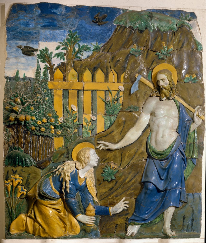 Noli Me Tangere Ceramic Relief by Giovanni della Robbia (14691529