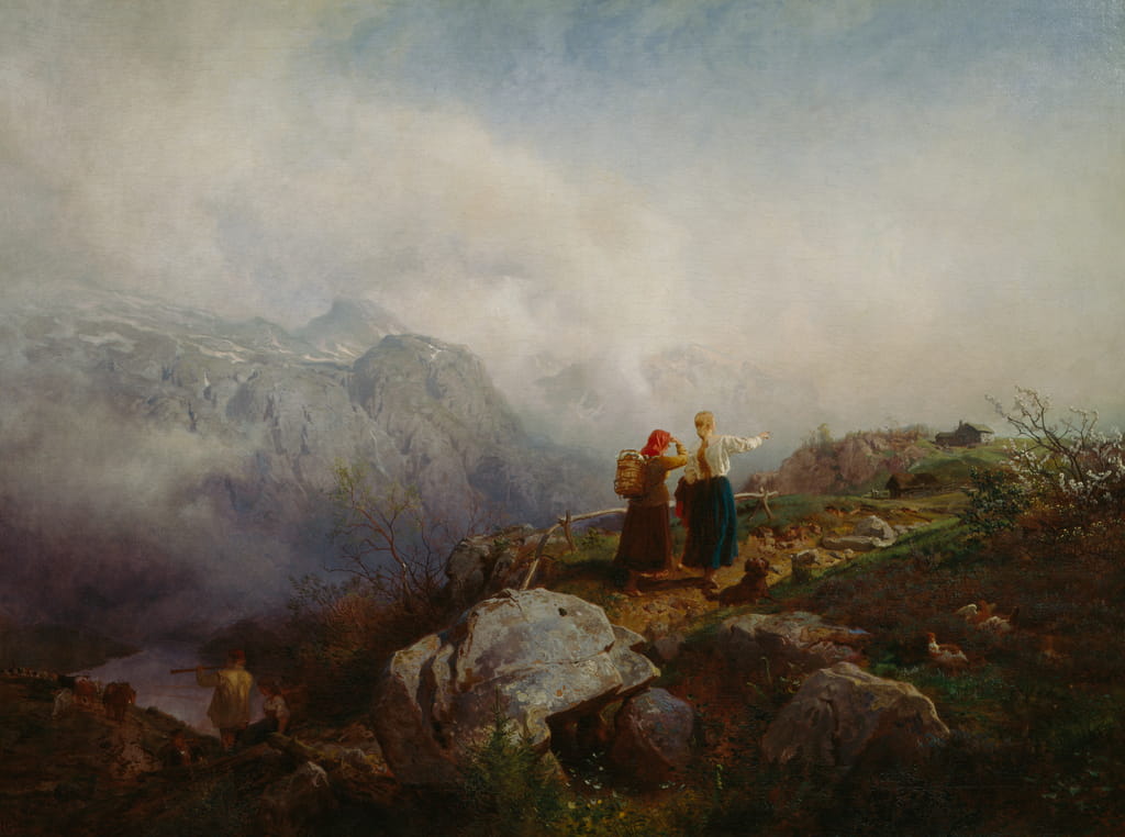 Mountain Landscape by Hans Gude Buy fine art print