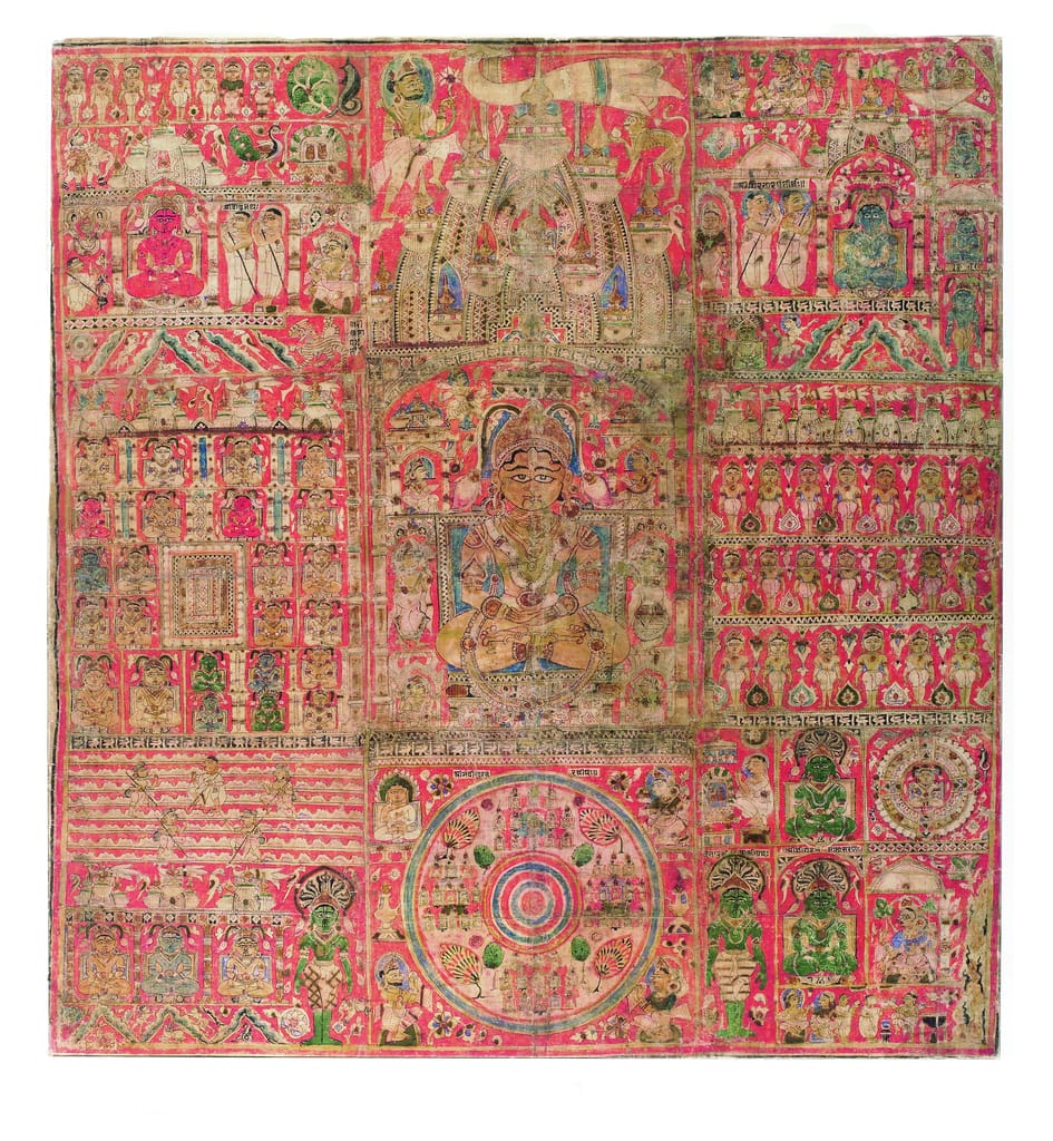 The Worlds of Gods and Saviours Vividh Tirthapatta