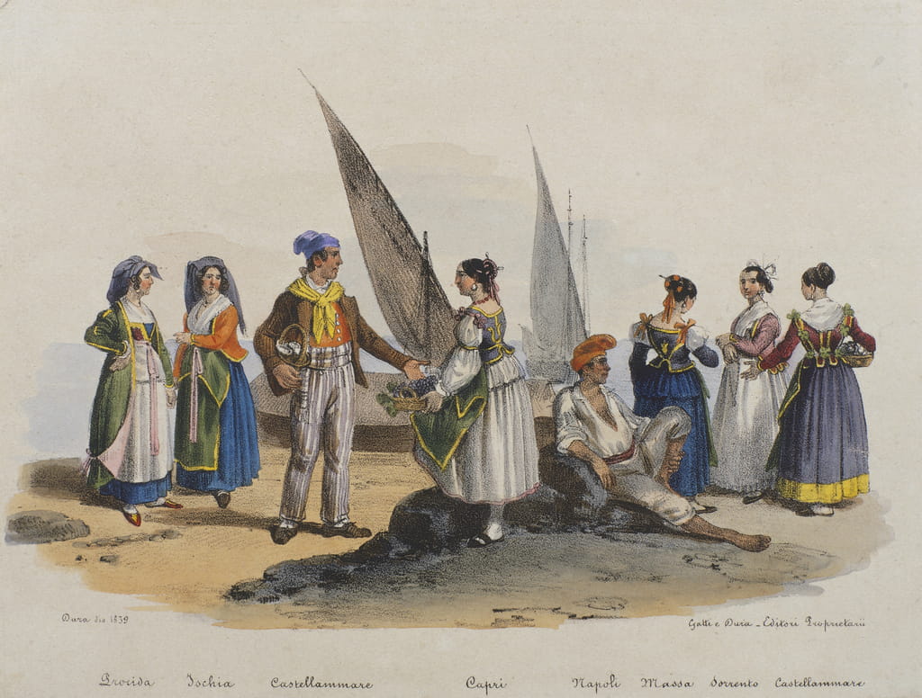 Traditional dress of Naples by Italian School (1088982)