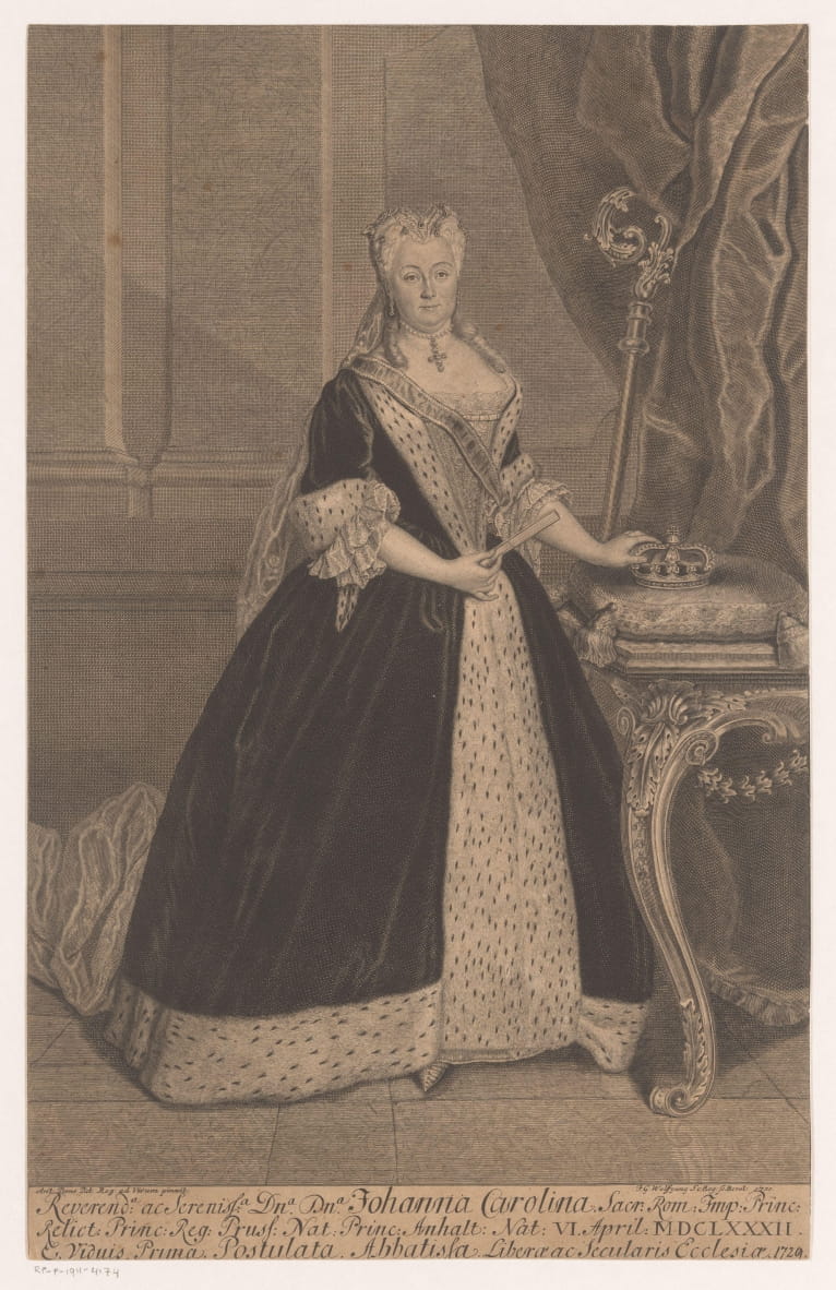 Portrait of Johanna Charlotte van AnhaltDessau