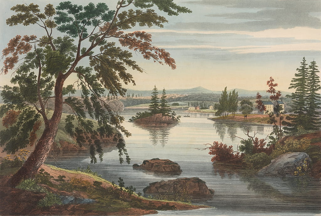 View Near Fort Miller No. 10 later changed to No. 9 of The Hudson River
