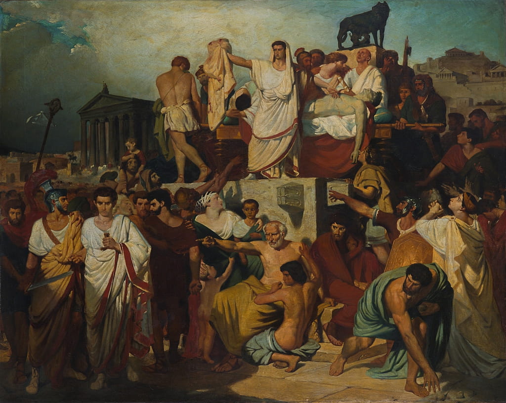 Marc Antony's Oration at Caesar's Funeral.