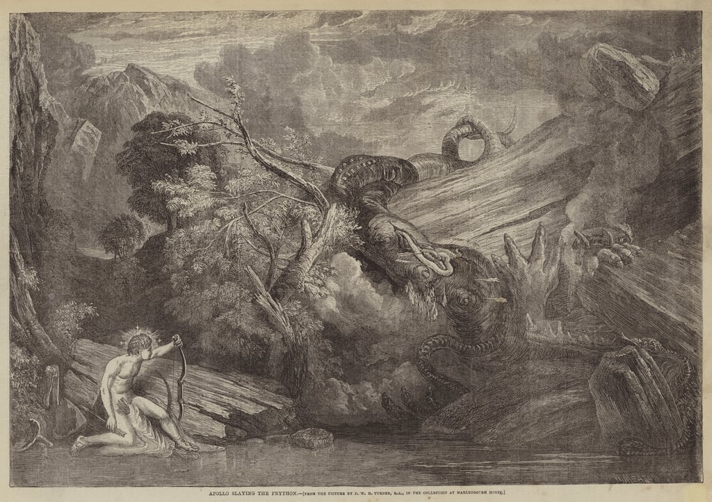 Apollo slaying the Python by Joseph Mallord William Turner