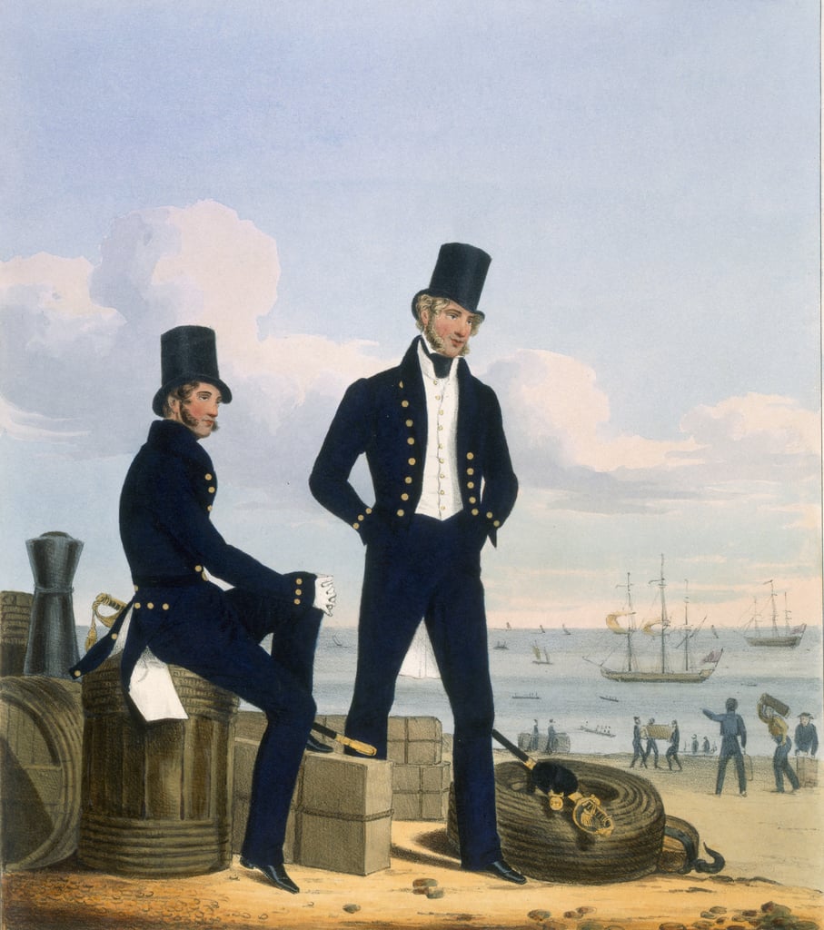 Gunners, Boatswains and Carpenters, plate 11 from Costume of the Royal
