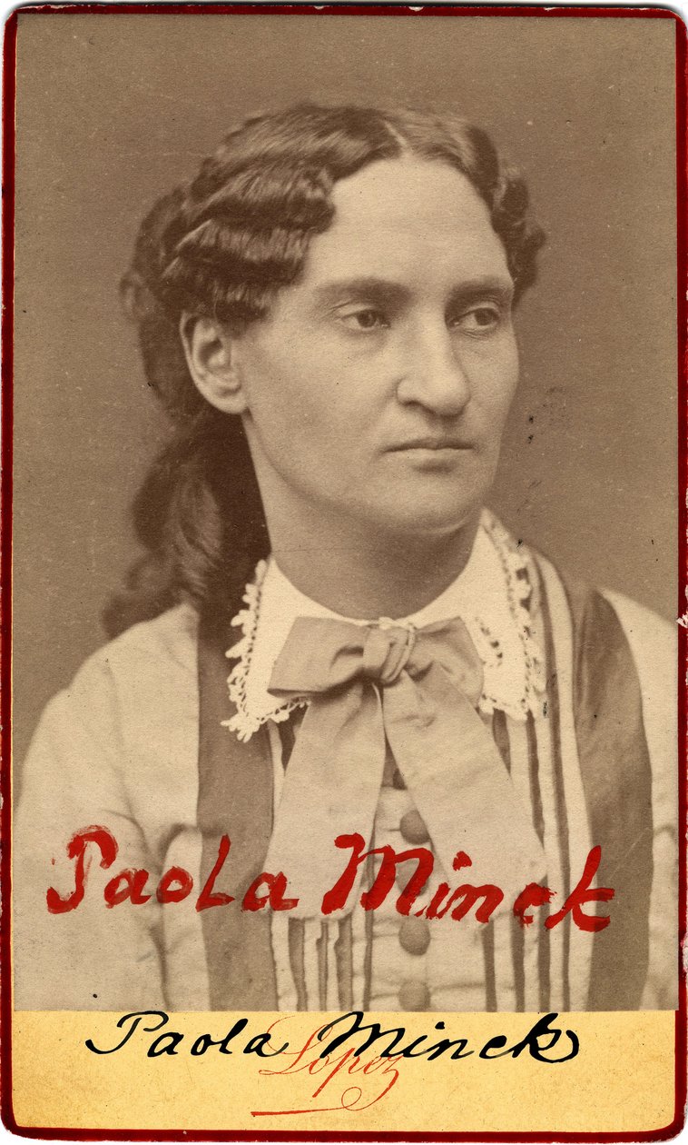Portrait of Paule Minck (1839-1901) Woman of Letters, Journalist, Freemason, Socialist and Feminist, 1871 by Unknown