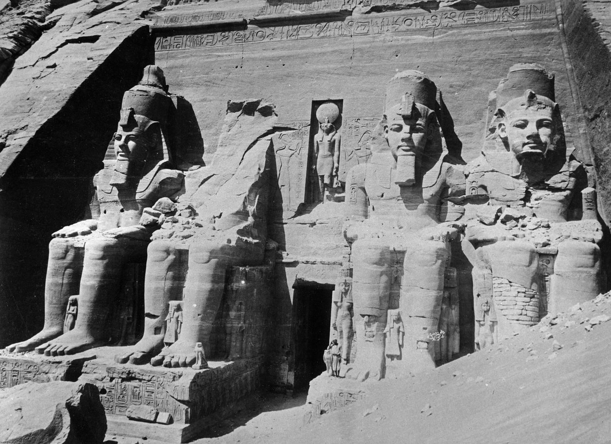 The Temple of Ramesses II, c.1904-05 by English Photographer
