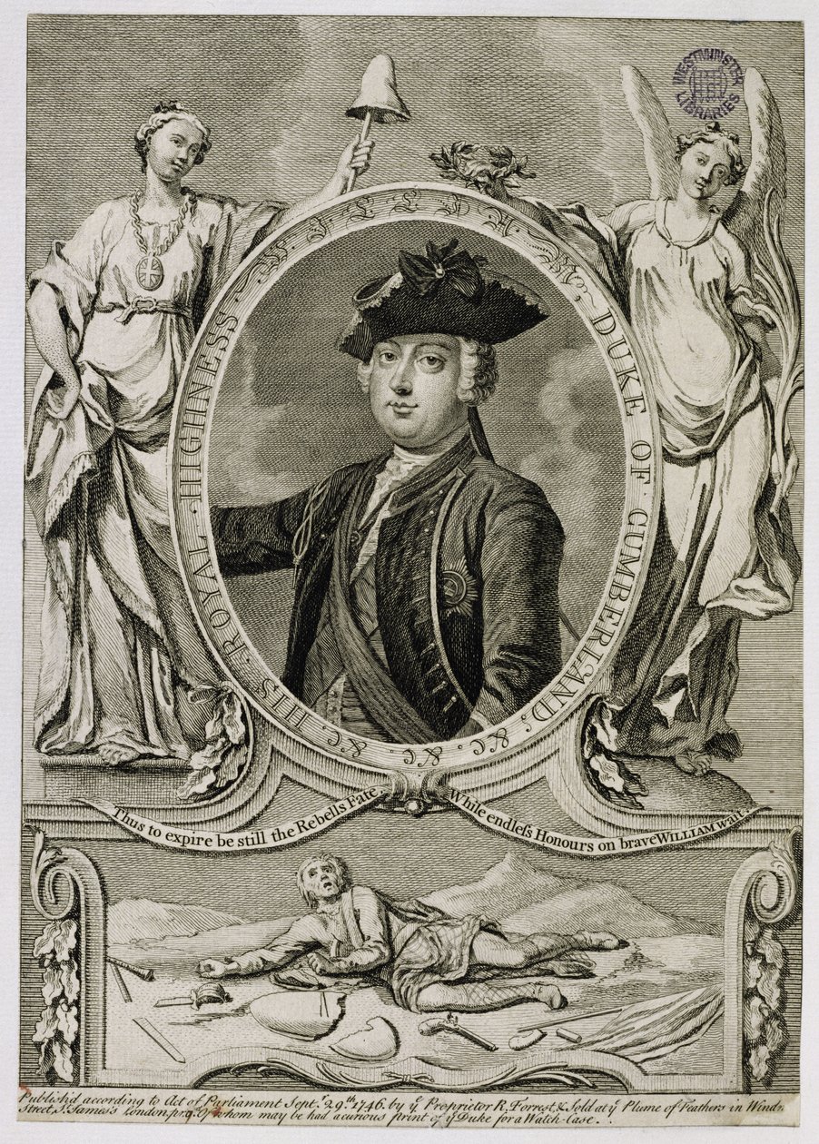 William Augustus, Duke of Cumberland (1721-65), 1746 by English School