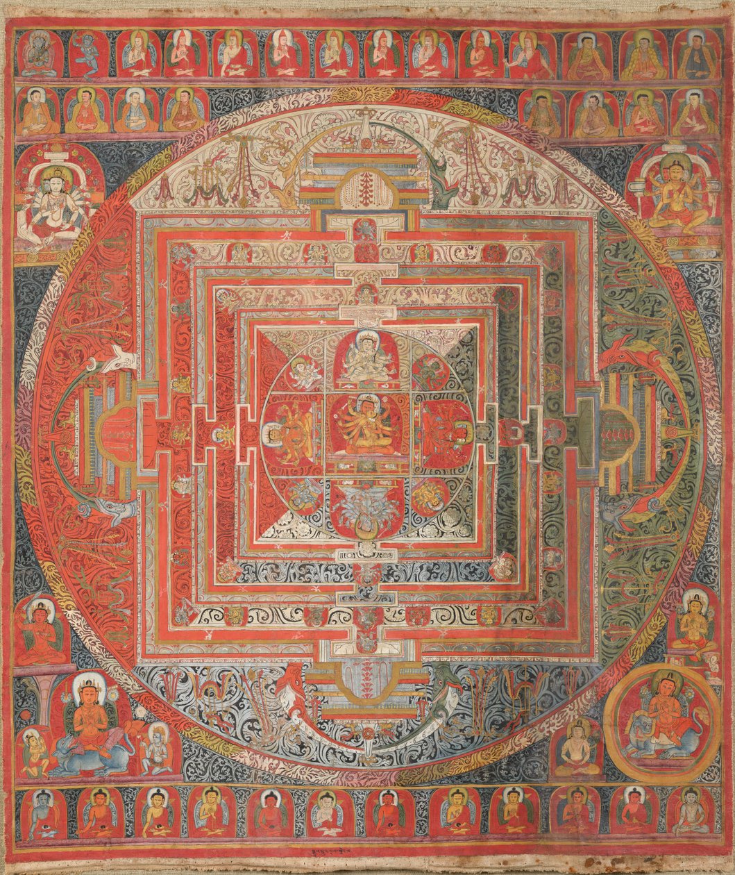 Manjuvajramandala with 43 Deities by Unknown