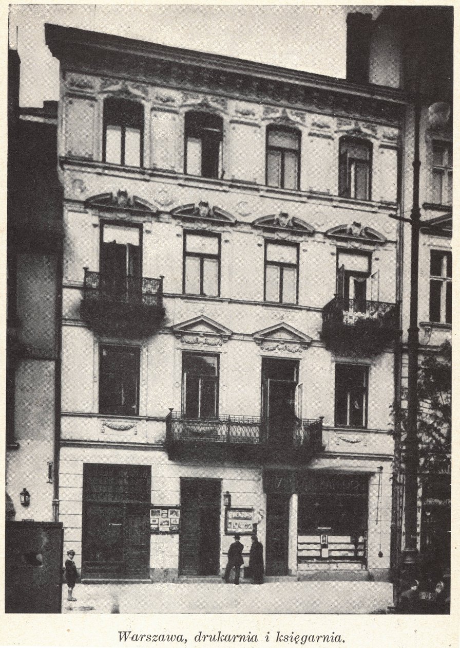 Pallottine Publishing House on 71 Krakowskie Przedmieście Street, Warsaw, Poland Before WWII by Unknown