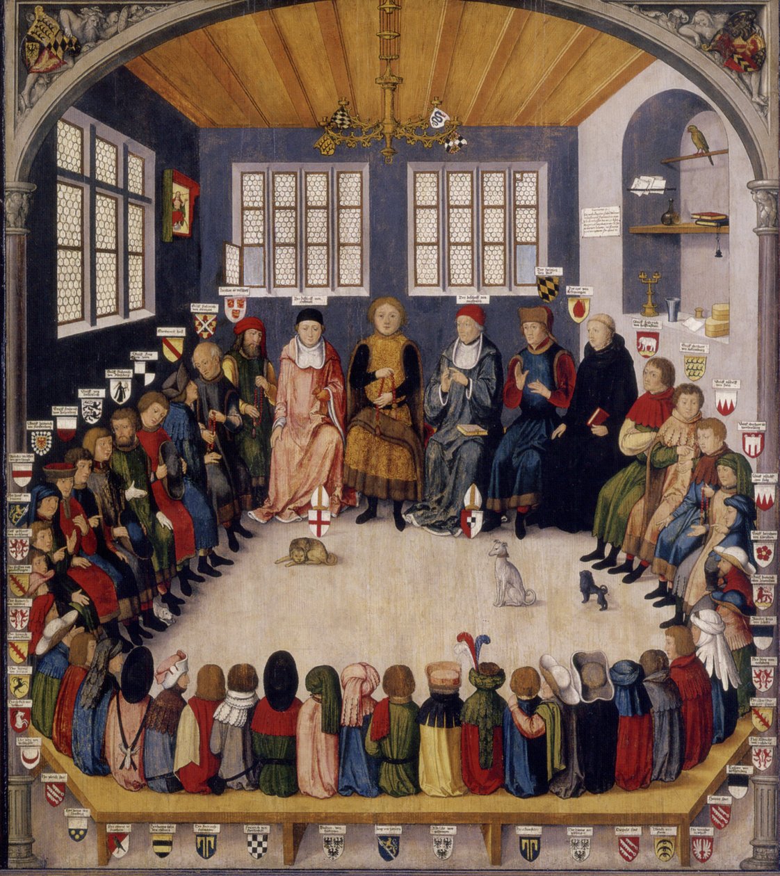 Council Meeting of Count Eberhard the Mild (1392-1417) by Unknown