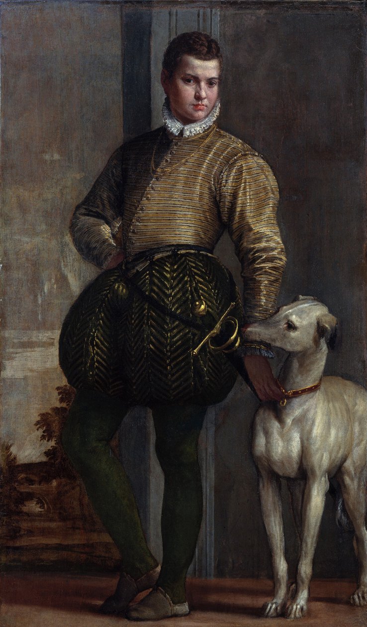 Boy with a Greyhound by Veronese